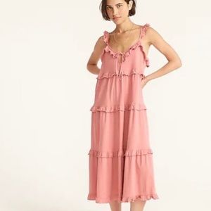 JCrew Tiered Knit Keyhole Dress